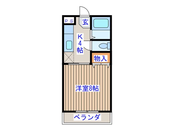 郡山ハイツの物件間取画像